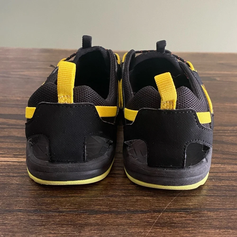Teva Kids Manatee Water Sandals with Yellow, Red, and Blue Accents